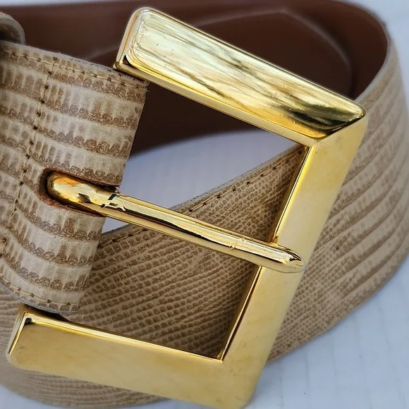 VTG CIPRIANI LEATHER BELT - Picture 2 of 8